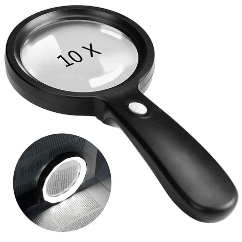 30X 10X Magnifying Glass with Light and Stand, Foldable Handheld Magnifying Glass ... 2024 Michaels Stores. All rights reserved. Enable Accessibility.